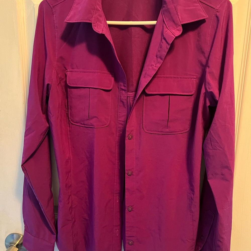 Columbia womens Vibrant Purple Casual Shirt